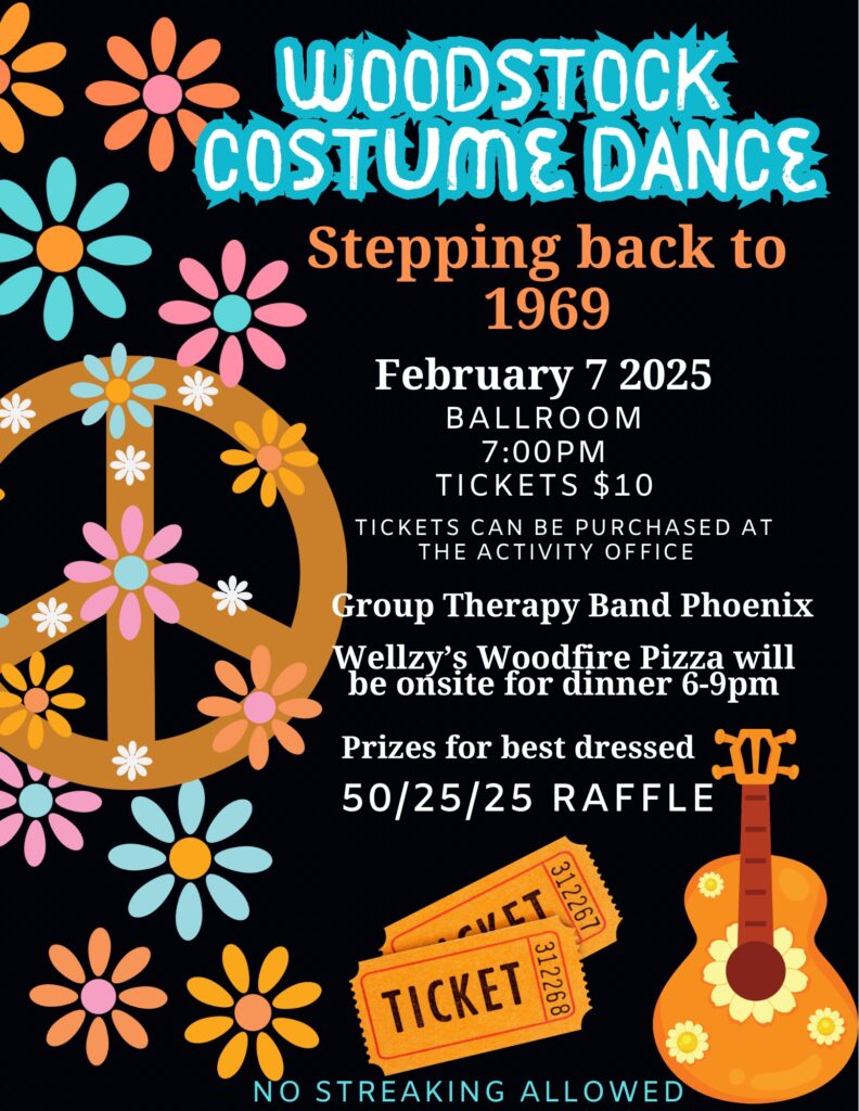 Woodstock dance flyer